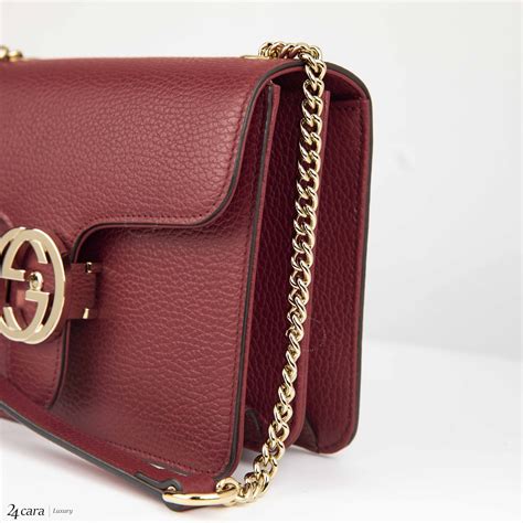 gucci interlocking leather crossbody|Gucci leather crossbody bag.